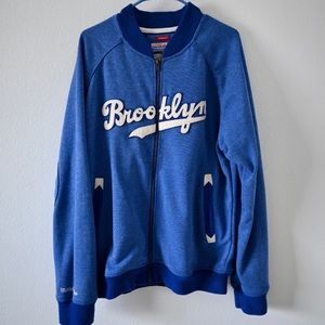 Vintage Brooklyn Dodgers Jacket Extra Large Blue